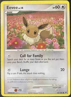 Eevee 62/100 Majestic Dawn Regular - Pokemon Card - Image 1