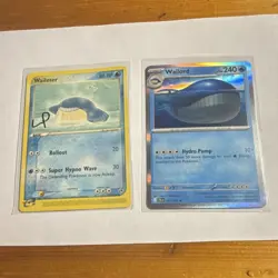 Pokemon TCG Wailmer 83/100 LP & Wailord 041/159 NM JTG 2003 2 Card Lot - Image 1