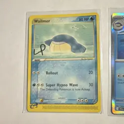 Pokemon TCG Wailmer 83/100 LP & Wailord 041/159 NM JTG 2003 2 Card Lot - Image 2