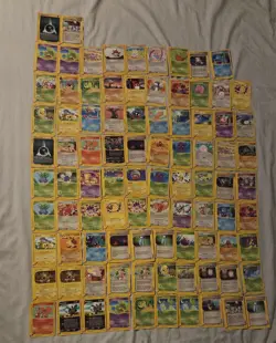 Pokemon E Reader Lot Cards LP Aquapolis/ Skyridge/Expedition Non-Holo. Vintage - Image 1