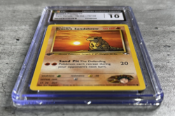 Pokemon Card 1st Ed. Brock's Sandshrew CGC 10 Gem, Gym Heroes 72/132, 2000 (1) - Image 3