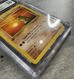 Pokemon Card 1st Ed. Brock's Sandshrew CGC 10 Gem, Gym Heroes 72/132, 2000 (1) - Image 5