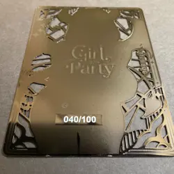Goddess Story Gold METAL Card - Random Serial Number #/100! Tsunade Bikini Anime - Image 2