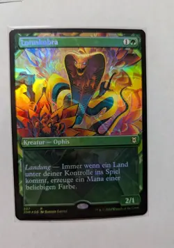 1x Lotus Cobra Showcase Foil GERMAN NM - ZNR MTG Magic EDH x1 - Image 1