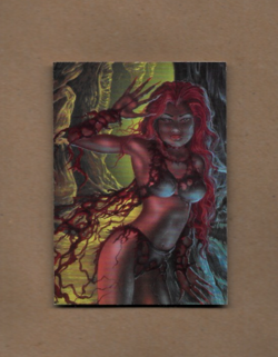 1994 Conjure Magazine Flights of Fantasy Mistress Solecism Bonus Card EX/MT+ - Image 1