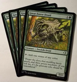 MTG Lorwyn Eclipsed C Great Forest Druid #0178 PLAYSET 4X X4 - Image 1