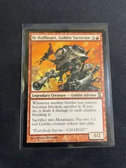 MtG X1 Ib Halfheart Goblin Tactician Time Spiral Magic the Gathering - Image 1
