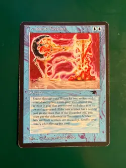Magic the Gathering - MTG - Antiquities - Transmute Artifact - MP - Image 1