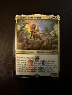 Gishath, Sun's Avatar - Foil Media Promos - MtG Magic the Gathering WotC Wizards - Image 1