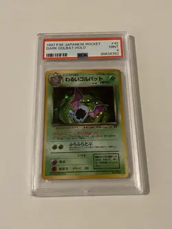 Dark Golbat Pokemon Japanese Rocket Gang Holo PSA 9 - Image 1