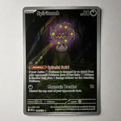 Pokemon Spiritomb 148/132 Me01: Mega Evolution Illustration Rare Holo - English - Image 1
