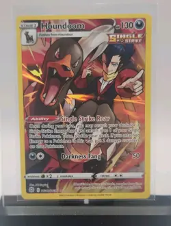 2022 Pokemon TCG Houndoom TG10/TG30 Brilliant Stars Trainer Gallery Holo MINT - Image 2