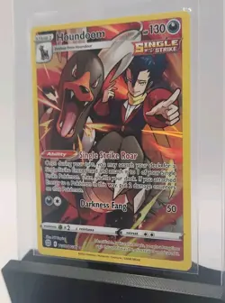 2022 Pokemon TCG Houndoom TG10/TG30 Brilliant Stars Trainer Gallery Holo MINT - Image 3
