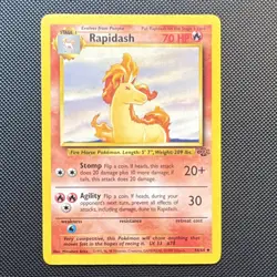 Pokemon Rapidash Jungle Uncommon Regular Unlimited English 44/64 1999 Card - Image 1