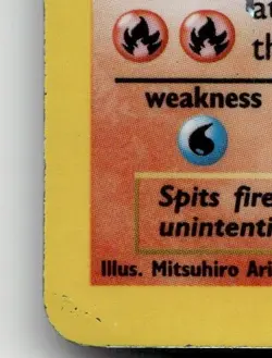 CHARIZARD 4/102 HOLO RARE BASE SET UNLIMITED POKEMON DAMAGED - Image 5