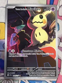 Pokemon TCG Ascended Heroes Team Rockets Mimikyu 238/217 IR Near Mint - Image 1