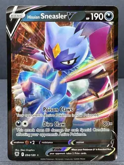 HISUIAN SNEASLER V 094/189 ULTRA ASTRAL RADIANCE SWSH10 POKEMON NEAR MINT NM - Image 1