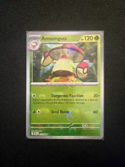 Pokemon Sv: Black Bolt Amoonguss Master Ball Holo 011/086 120 HP Uncommon Engli… - Image 1