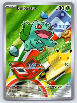 Bulbasaur 037 Holo Promo ME: Mega Evolution Promo Pokemon Near Mint - Image 1