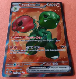 Pokemon - Scovillain ex 216/191 - SV Surging Sparks - Full Art Textured - NM - Image 2