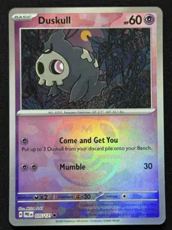 Pokemon- Duskull 035/131- Prismatic Evolutions- (Master Ball Pattern) NM - Image 1