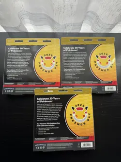 Pokemon TCG Pokemon Day 2026 Collection Box 30th Anniversary Sealed New-Lot of 3 - Image 2