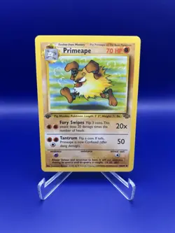 Pokemon TCG Primeape 43/64 1st Edition Jungle English LP - Image 2
