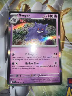 Gengar # 094/165 Holo Rare - Scarlet And Violet 151 Pokemon NM - Image 1