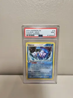 Pokemon Walrein EX Hidden Legends Holo PSA 9 Mint - Image 1