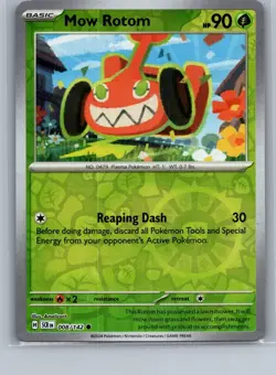 Mow Rotom 008/142 Common Reverse Holo Sv07: Stellar Crown Pokemon TCG Played -LP - Image 1