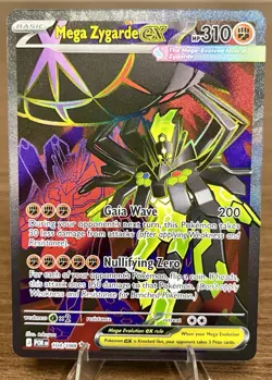 Pokemon TCG Mega Zygarde EX 104/088 Perfect Order Mega Attack Rare Holo NM - Image 1