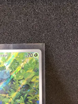 Bulbasaur 166/165 IR Full Art Holo Scarlet & Violet Pokemon 151 NM - Image 5