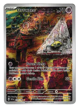 DROWZEE 2023 Pokemon TCG SV01 Scarlet & Violet #210/198 ILLUSTRATION RARE HOLO - Image 1