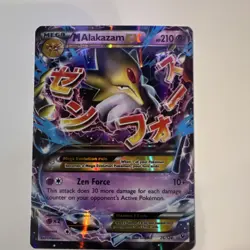 Pokemon M Alakazam EX 26/124 Fates Collide Ultra Rare Holo 210HP Psychic - Image 1