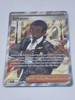 Salvatore 202/162 Pokemon TCG: Scarlet & Violet Temporal Forces Ultra Rare Holo - Image 2