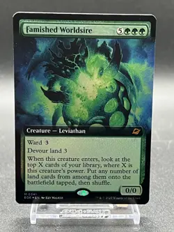 Famished Worldsire (Extended Art) Edge of Eternities Foil # 341 Mythical - Image 1