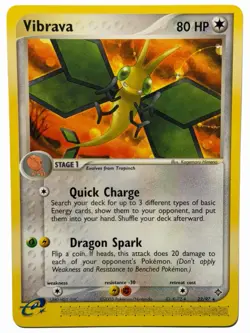Vibrava - Ex Dragon 22/97 2003 - E Reader - Pokemon TCG - NM - Image 1