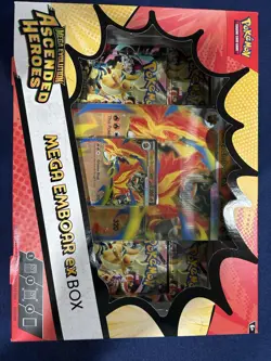 Pokemon Mega Evolution Ascended Heroes Mega Emboar EX Box - Image 1