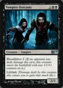 Vampire Outcasts NM, English MTG Magic 2012 (M12) - Image 1