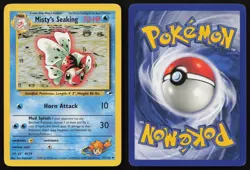 Misty's Seaking 55/132 Unlimited Uncommon Gym Heroes Pokemon LP - Image 3