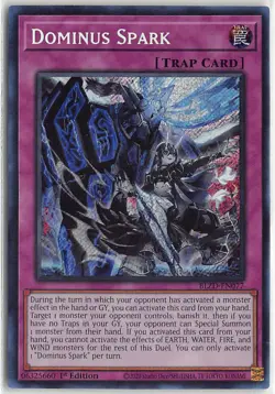 Blazing Dominion Secret Rare BLZD-EN077 Dominus Spark - Image 1