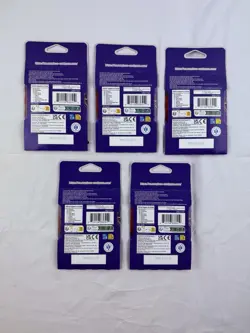 Lot of 5 One Piece OP-14 The Azure Sea's Seven Sleeved Booster Packs English - Image 2
