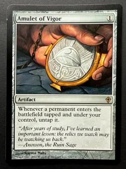 Amulet Of Vigor 121/145 Worldwake - Magic The Gathering 2010 - Image 1