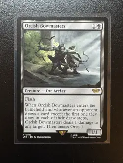 MTG - Orcish Bowmasters - LTR Universes Beyond: Lord of the Rings 0103 Rare Base - Image 1