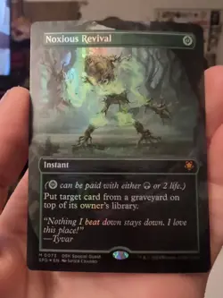 MTG Noxious Revival (Borderless) Special Guests #73 NM Foil Mythic - Image 1