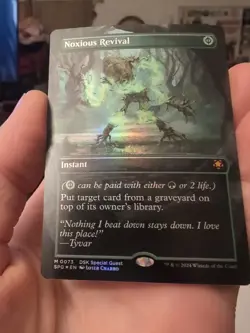 MTG Noxious Revival (Borderless) Special Guests #73 NM Foil Mythic - Image 2