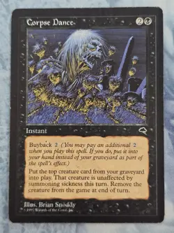 Corpse Dance - Tempest - Magic the Gathering - MTG - Light Play - Image 1