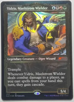 MTG Secret Lair Yidris, Maelstrom Wielder -SLD New Capenna [GILDED FOIL] -April - Image 1