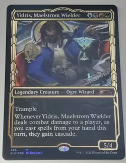 MTG Secret Lair Yidris, Maelstrom Wielder -SLD New Capenna [GILDED FOIL] -April - Image 2