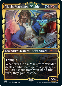 MTG Secret Lair Yidris, Maelstrom Wielder -SLD New Capenna [GILDED FOIL] -April - Image 4